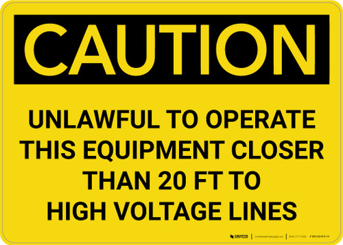 Caution: Utility Line - Before Digging Call Collect or Notify Landscape