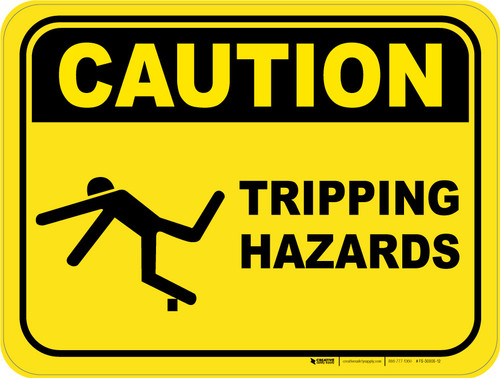 Tripping Hazard Floor Sign