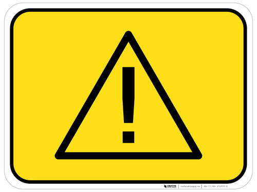 Caution Symbol - Floor Sign