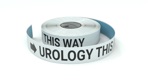 Urology This Way With Right Arrow - Inline Printed Floor Marking Tape