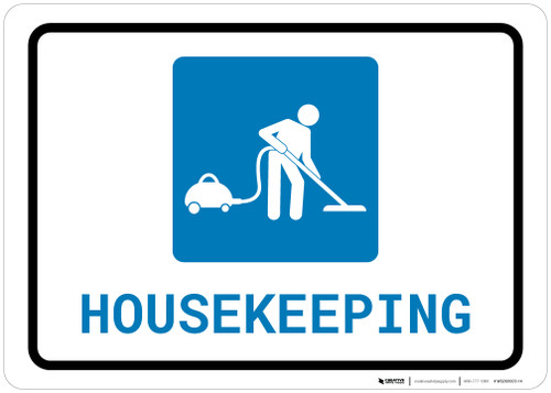 Housekeeping with Icon Landscape - Wall Sign