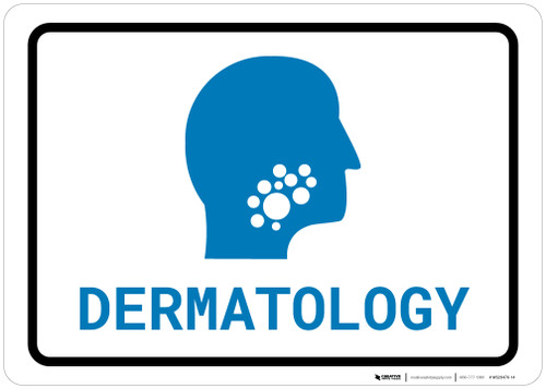 Dermatology with Icon Landscape v2 - Wall Sign