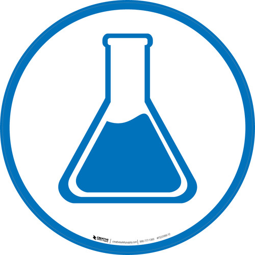 Lab White - Floor Sign