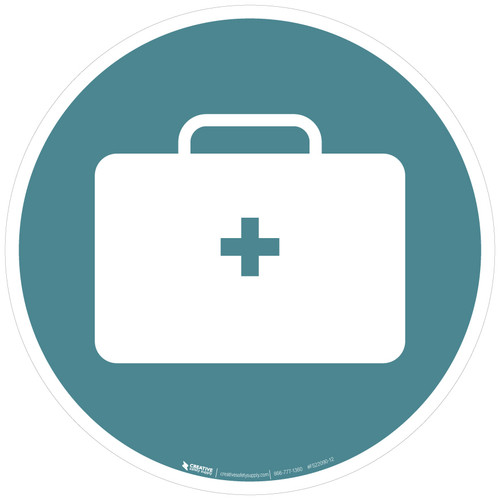 Medical Bag Colored - Floor Sign