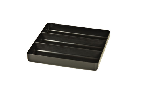 10.5 x 10.5" 3 compartment Organizer Tray - Black