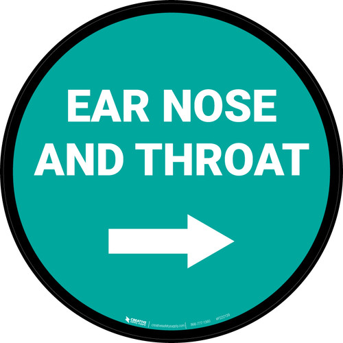Ear Nose And Throat Arrow Right Circular