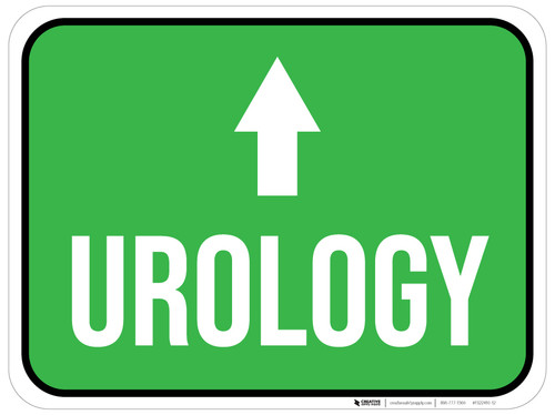 Urology Arrow Straight Rectangular - Floor Sign