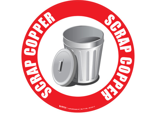 Scrap Copper - Floor Sign