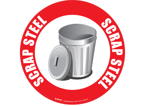 Scrap Steel - Floor Sign