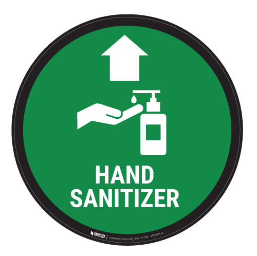 Hand Sanitizer - Floor Sign