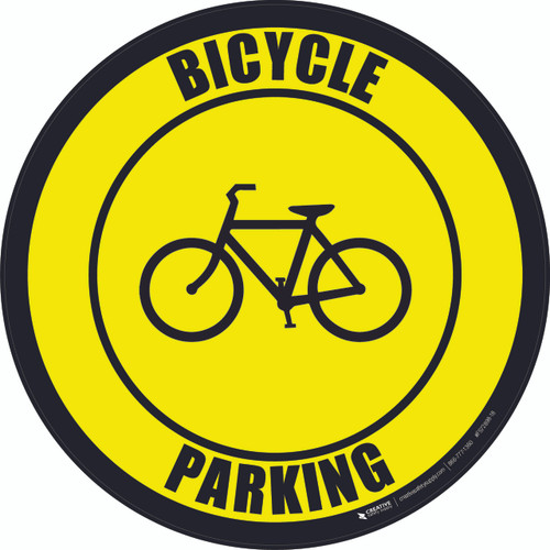 Bicycle Parking -  Floor Sign