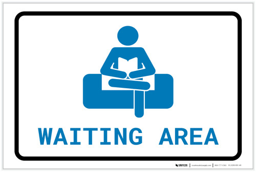 Waiting Area with Icon Landscape v2 - Label