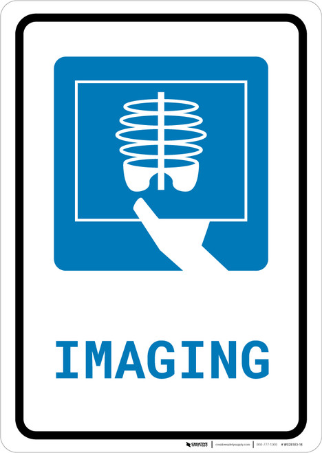 X-Ray Imaging with Icon Portrait - Wall Sign