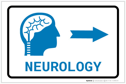 Neurology Right Arrow with Icon Landscape v2 - Label