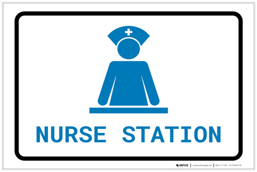 Nurse Station with Icon Landscape v2 - Label