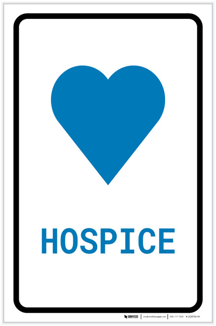 Hospice with Icon Portrait v2 - Label