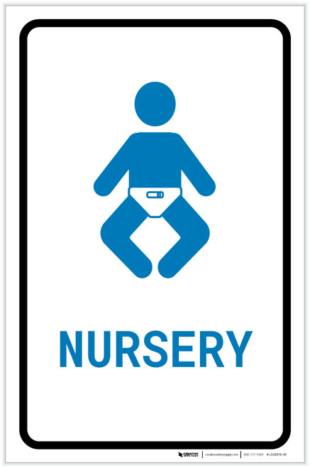 Nursery with Icon Portrait v2 - Label