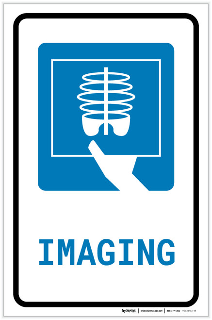 X-Ray Imaging with Icon Portrait - Label
