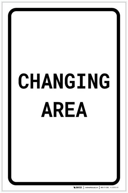 Changing Area Portrait - Label