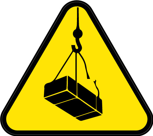 Lifting Operations Die Cut Label