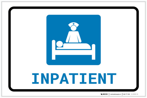 Inpatient with Icon Landscape - Label