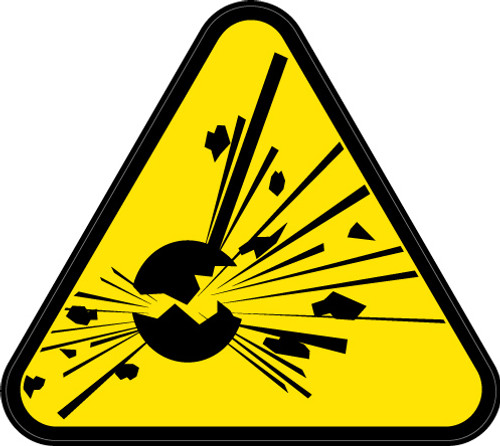 Blasting Die Cut Label