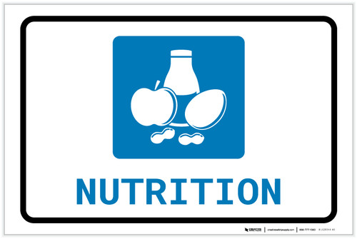 Nutrition with Icon Landscape - Label