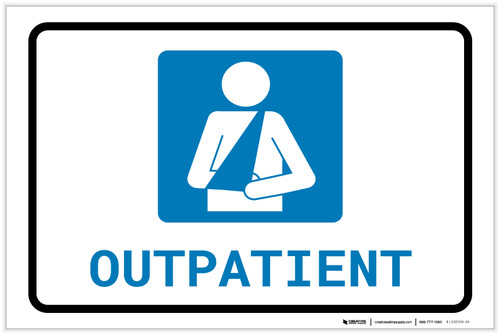 Outpatient with Icon Landscape - Label