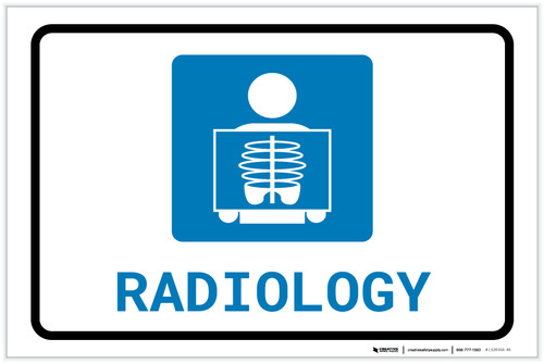 Radiology with Icon Landscape - Label