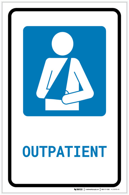 Outpatient with Icon Portrait - Label