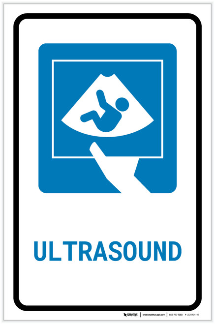 Ultrasound with Icon Portrait - Label