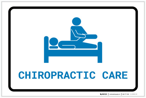 Chiropractic Care with Icon Landscape v2 - Label