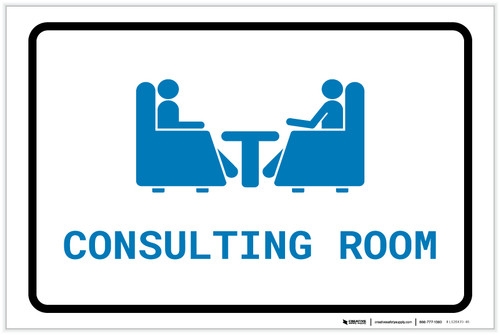 Consulting Room with Icon Landscape v2 - Label