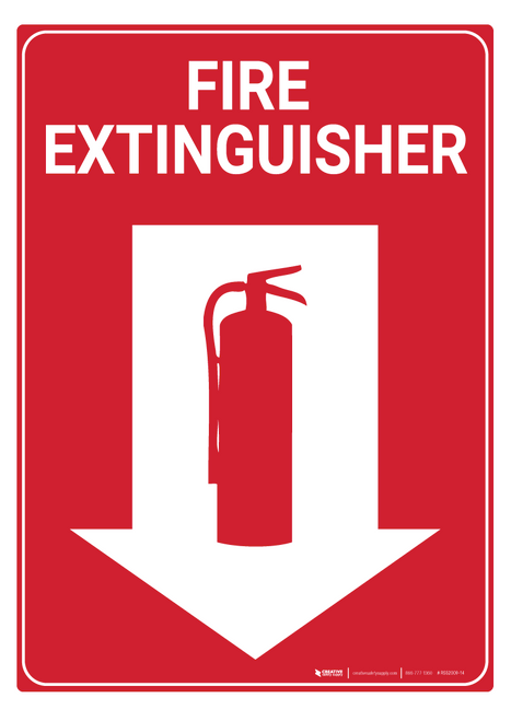 fire extinguisher sign