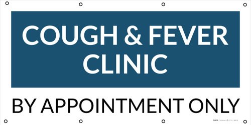 Cough & Fever Clinic By Appointment Only - Banner