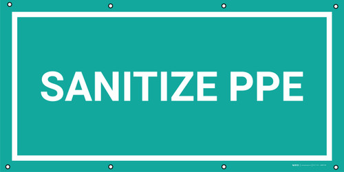 Sanitize PPE - Banner
