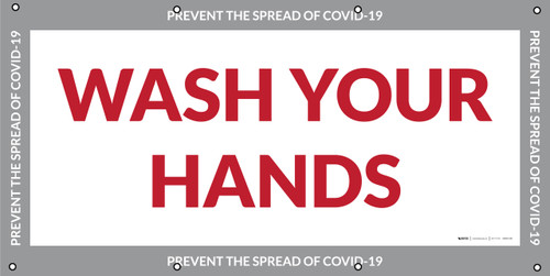 Wash Your Hands Prevent The Spread Of COVID-19 - Banner