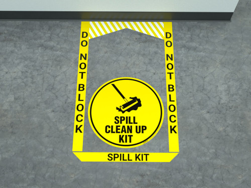 Spill Clean Up Kit - Pre Made Floor Sign Bundle