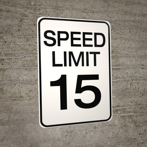 Speed Limit 15 (Wall)