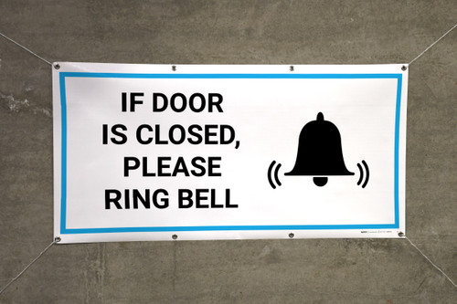 Please Ring Bell Sign, PVC Waterproof Sticker Fixed on Sign Board with  Double Side Tape : Amazon.in: Industrial & Scientific