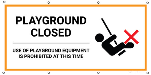 Playground Closed with Icon - Banner