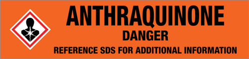 Anthraquinone [CAS# 84-65-1] - GHS Pipe Marking Label