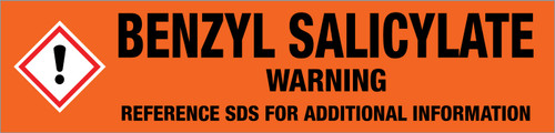 Benzyl Salicylate [CAS# 118-58-1] - GHS Pipe Marking Label