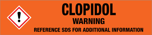 Clopidol [CAS# 2971-90-6] - GHS Pipe Marking Label