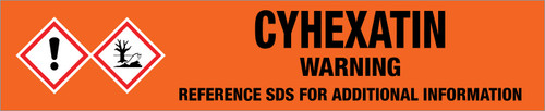 Cyhexatin [CAS# 13121-70-5] - GHS Pipe Marking Label