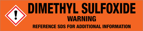 Dimethyl Sulfoxide [CAS# 67-68-5] - GHS Pipe Marking Label
