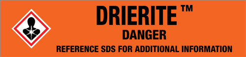 Drierite [CAS# 7778-18-9] - GHS Pipe Marking Label