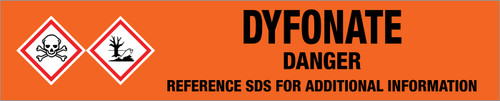 Dyfonate [CAS# 944-22-9] - GHS Pipe Marking Label
