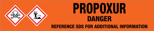 Propoxur [CAS# 114-26-1] - GHS Pipe Marking Label