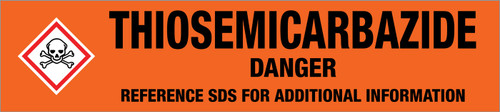 Thiosemicarbazide [CAS# 79-19-6] - GHS Pipe Marking Label